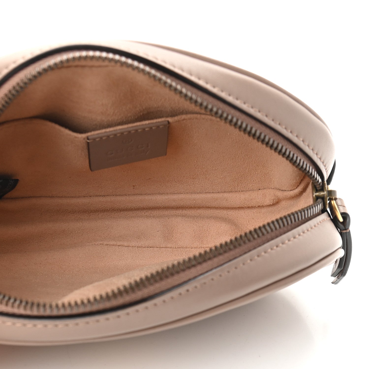 Gucci Calfskin Matelasse GG Marmont Belt Bag 95 38 Porcelain Rose 5 of 10
