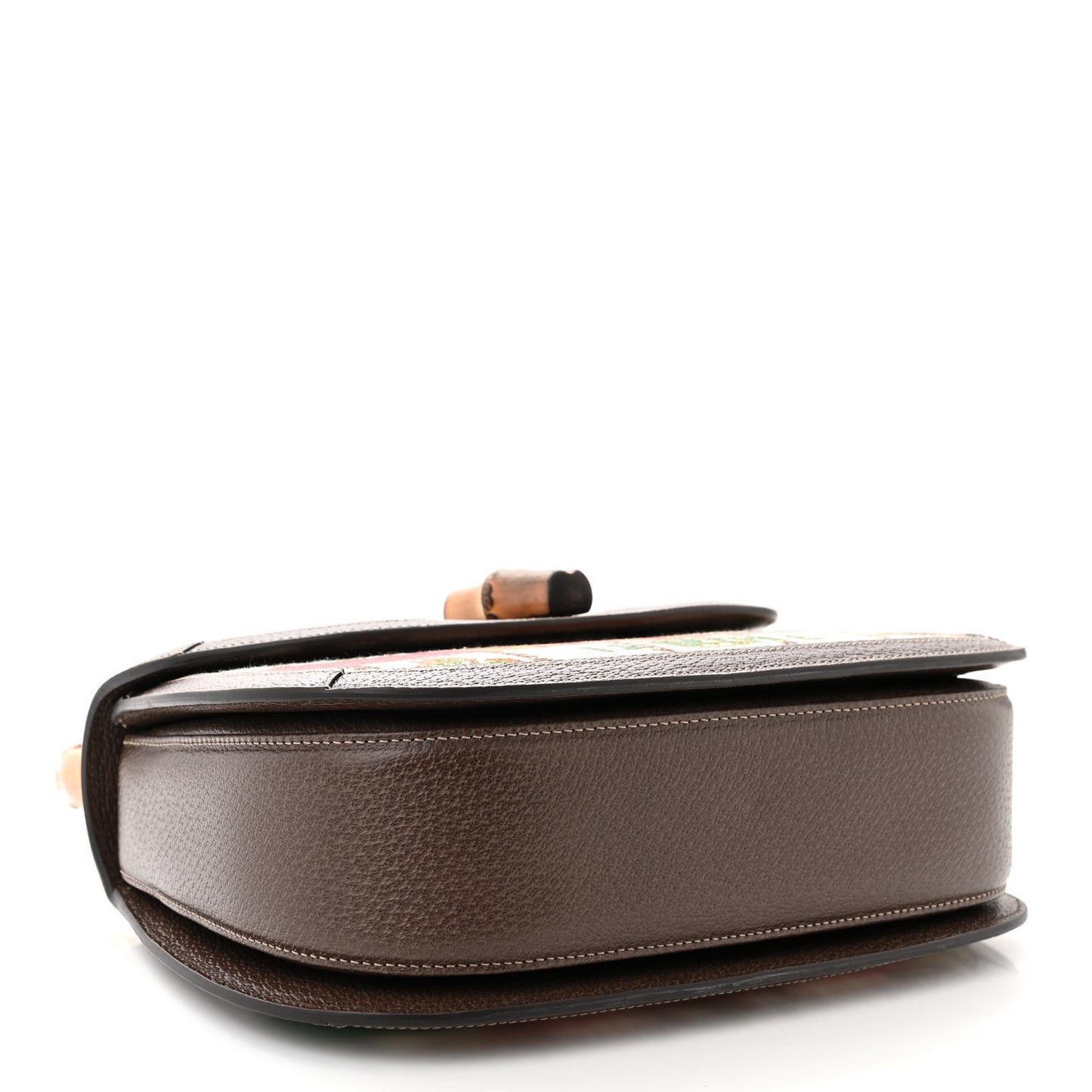 Canvas Calfskin 100 Centennial Music Mini Bamboo 1947 Top Handle Bag Multicolor