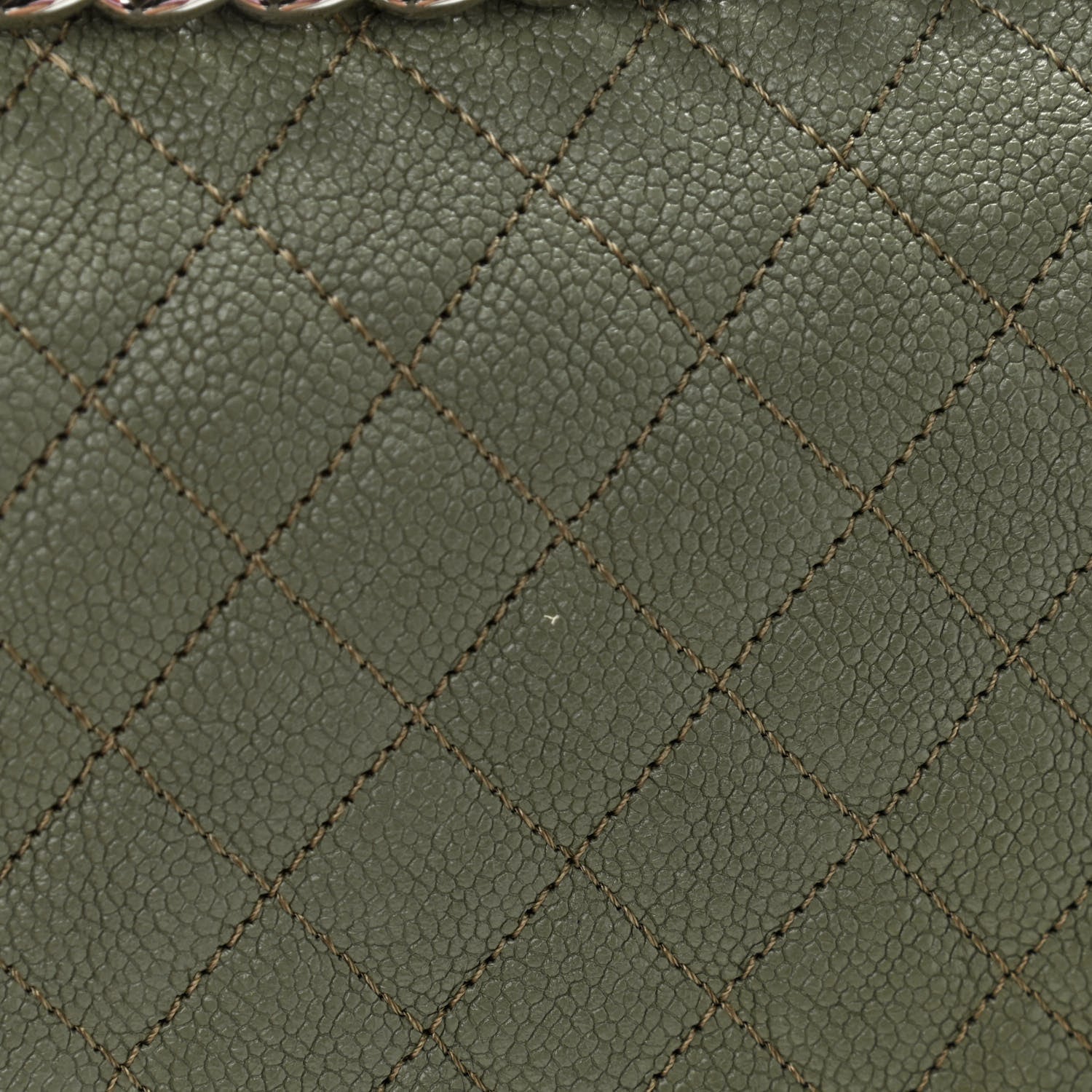 Chanel Caviar Quilted Medium Boy Flap Green 11 of 11