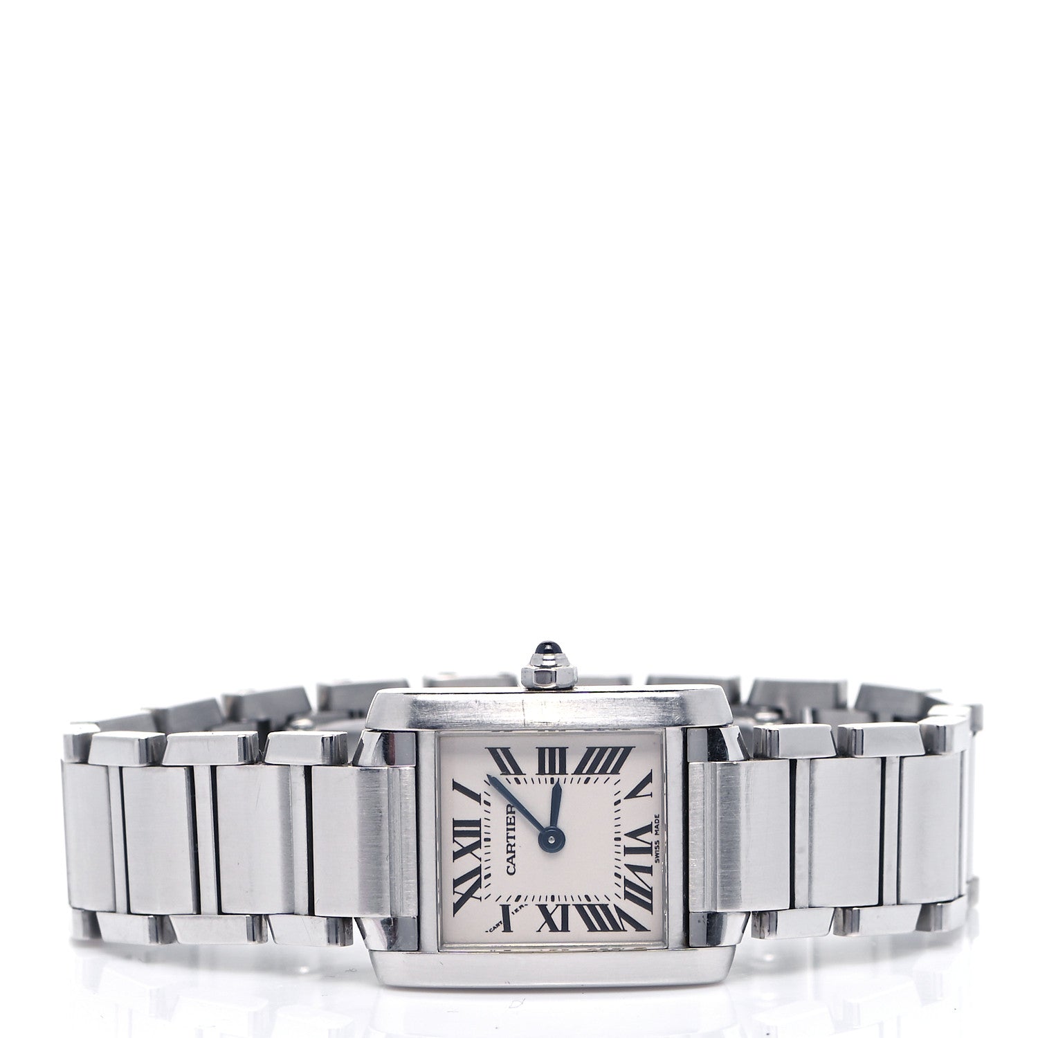 Cartier Stainless Steel 20mm Tank Francaise Quartz Watch 2 of 6