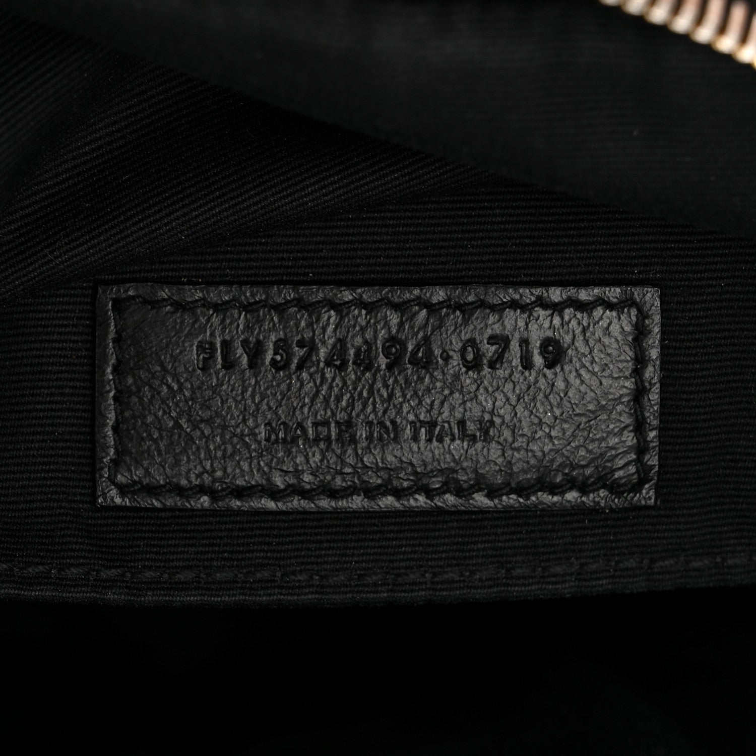 Saint Laurent Calfskin Matelasse Monogram Lou Camera Bag Black 7 of 12