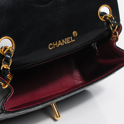 Chanel Lambskin Quilted Mini Square Flap Black 5 of 10