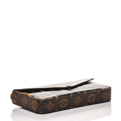 Louis Vuitton Monogram Animal Print Pochette Felicie Chain Wallet 5 of 7