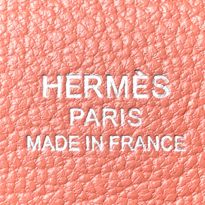 Hermes Taurillon Clemence Jypsiere 28 Rose Thè 6 of 10