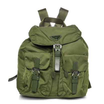 Prada Nylon Vela Small Backpack Army 1 of 8