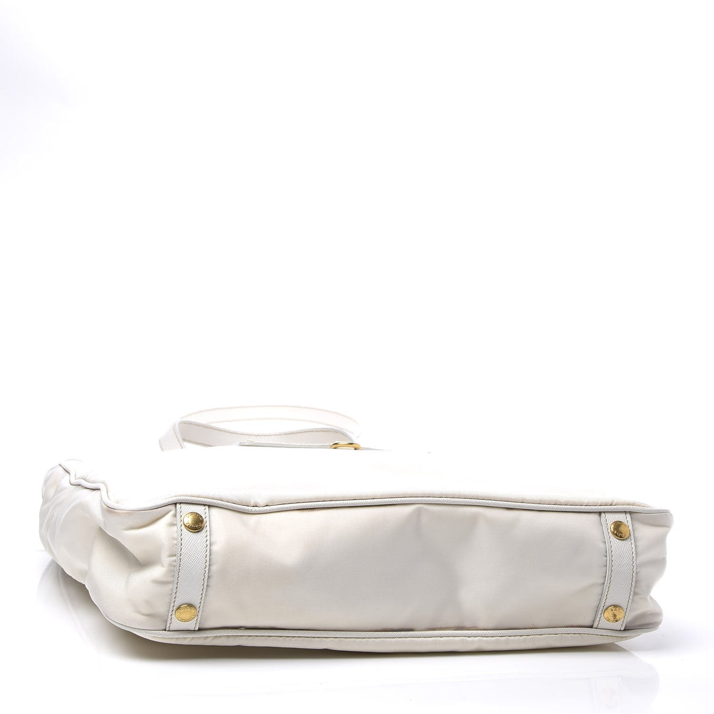 Tessuto Nylon Oro Tote White