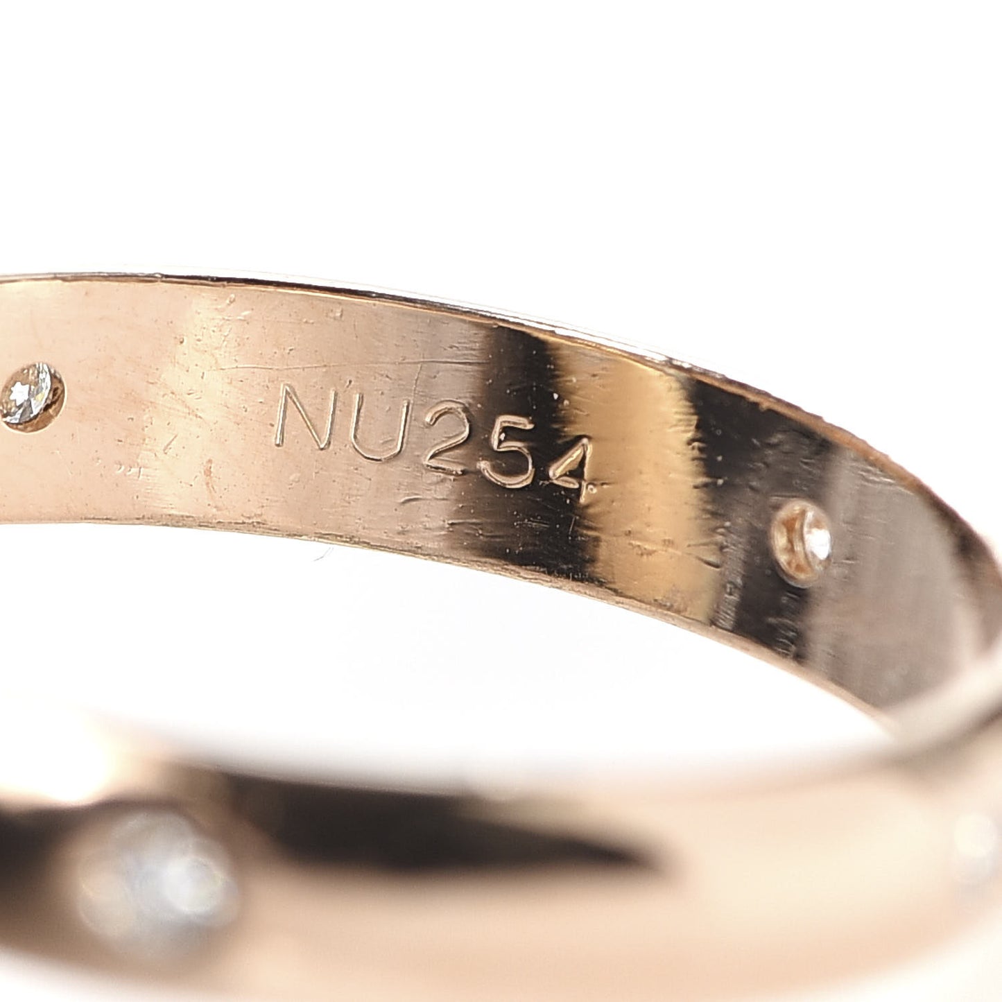 18K Pink Yellow White Gold Diamond Medium Trinity Ring 51 5.75