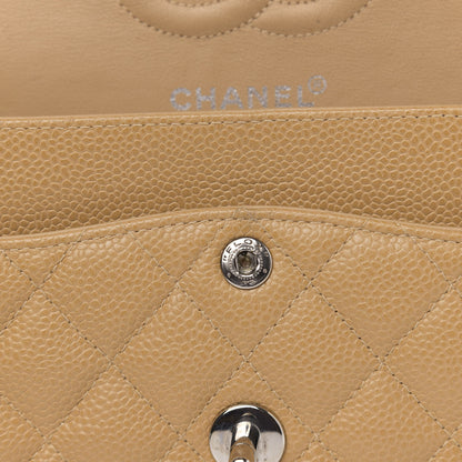 Chanel Caviar Quilted Small Double Flap Beige 13 of 16