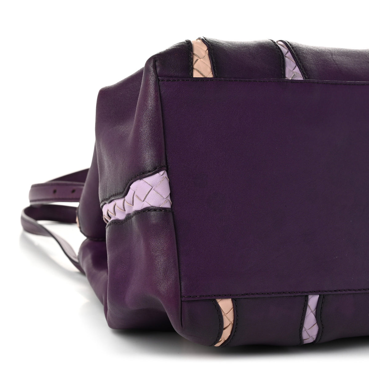Nappa Intrecciato Medium Glimmer Tote Monalisa