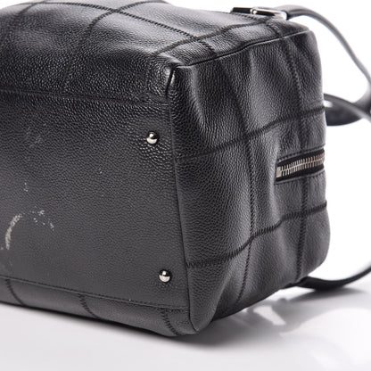 Chanel Caviar Square Stitched Bowler Black 6 of 11