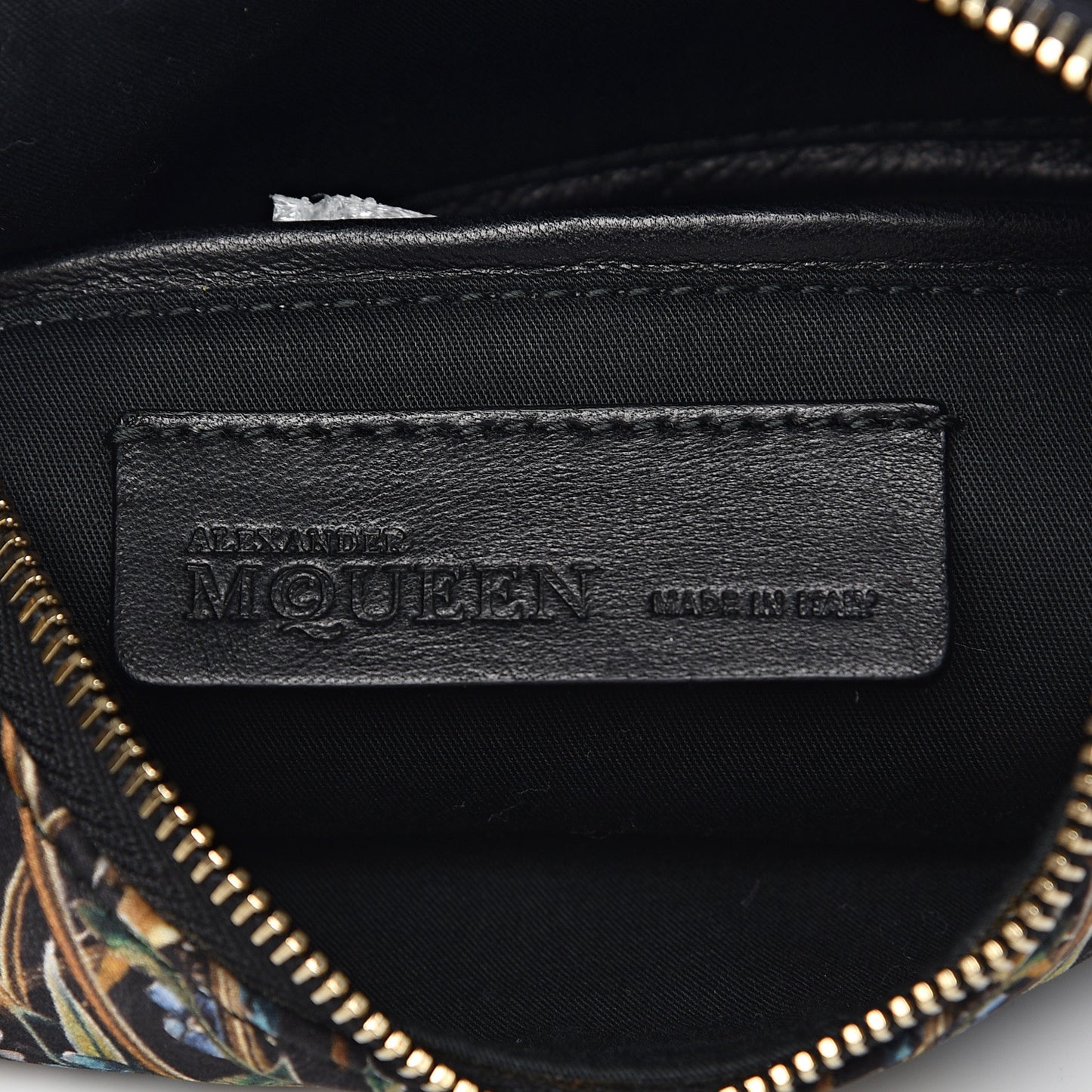 Silk Floral Print De Manta Clutch Black Multicolor