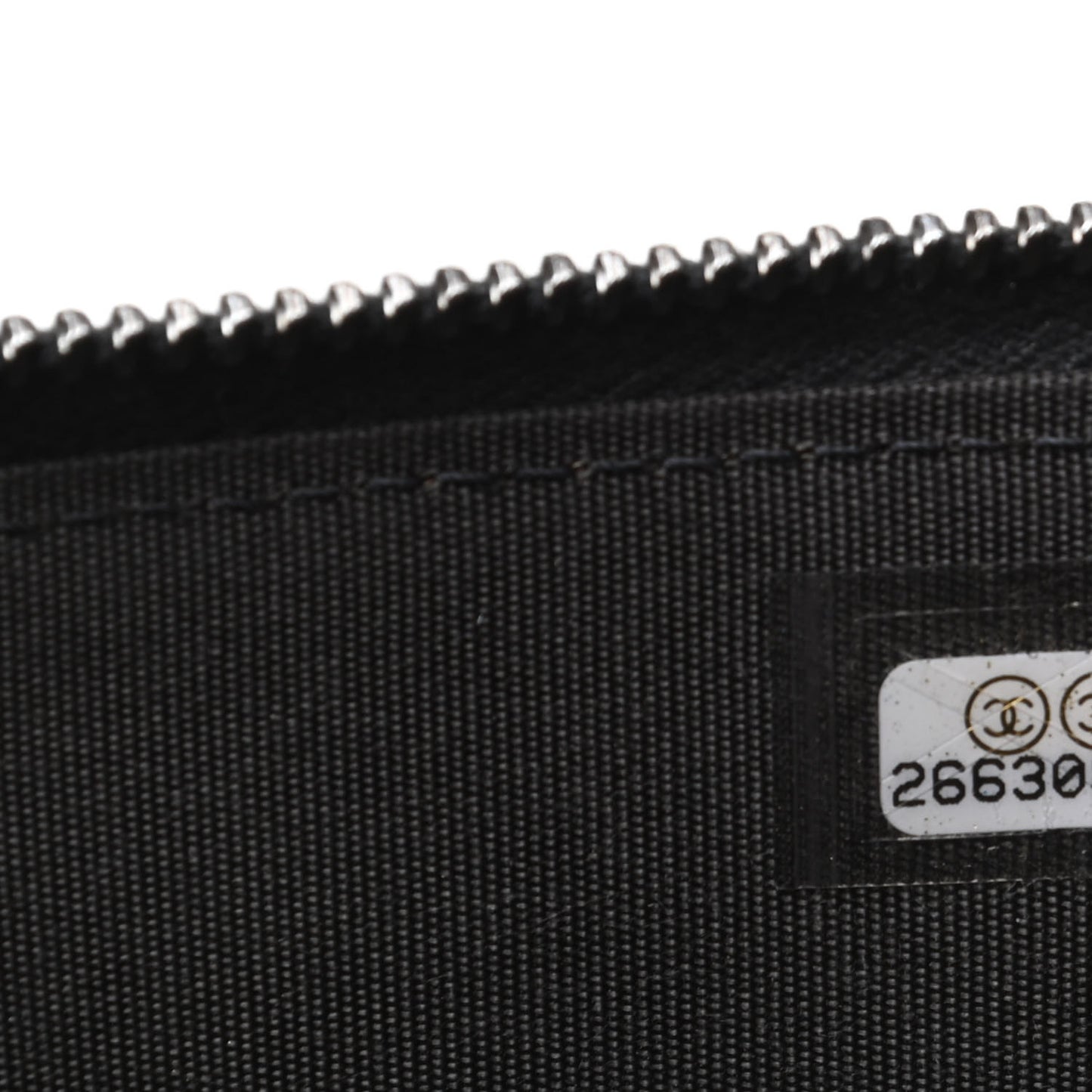 Caviar Quilted Classic Zip Boy Pouch Dark Grey