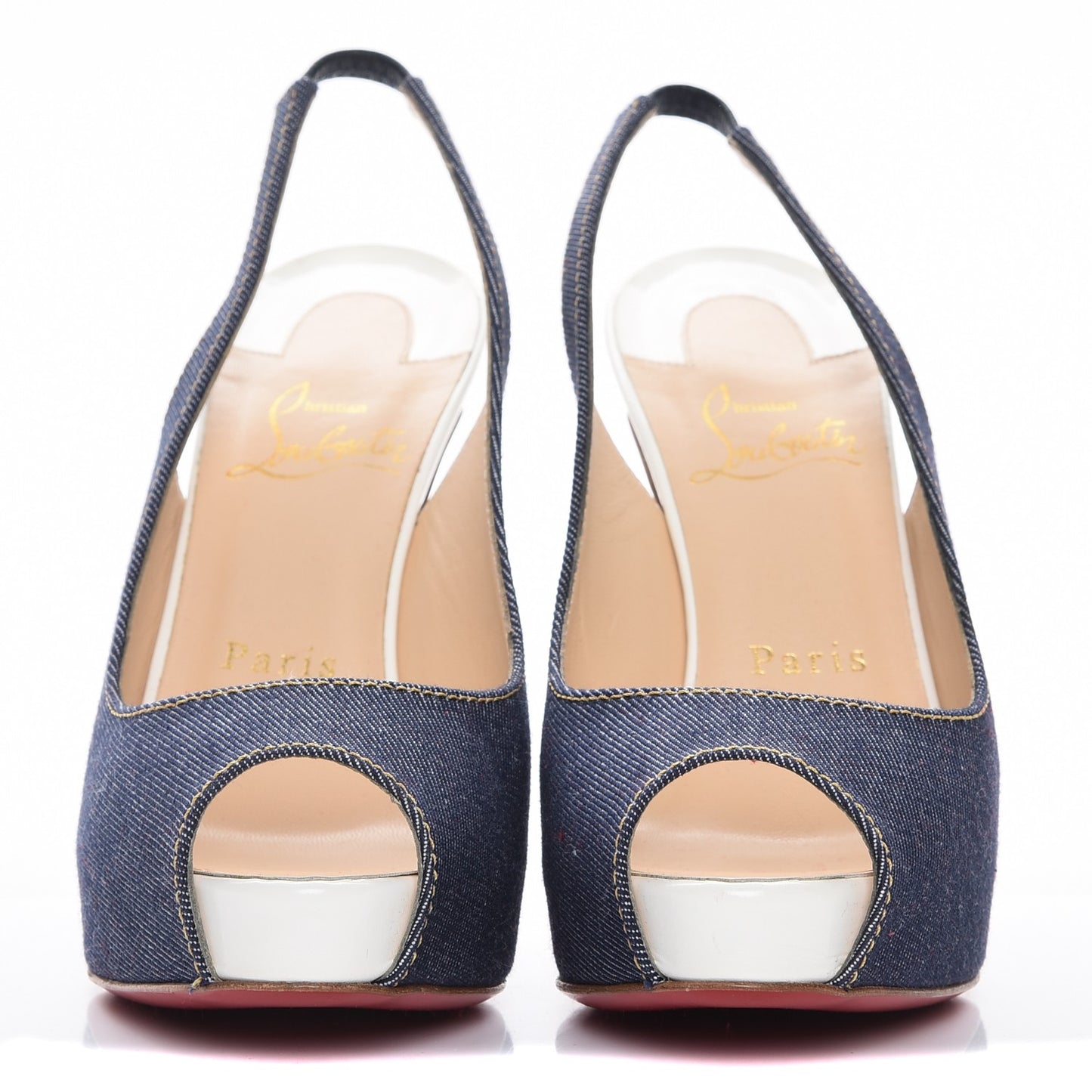 Denim Private Number 120 Pumps 36 Blue White