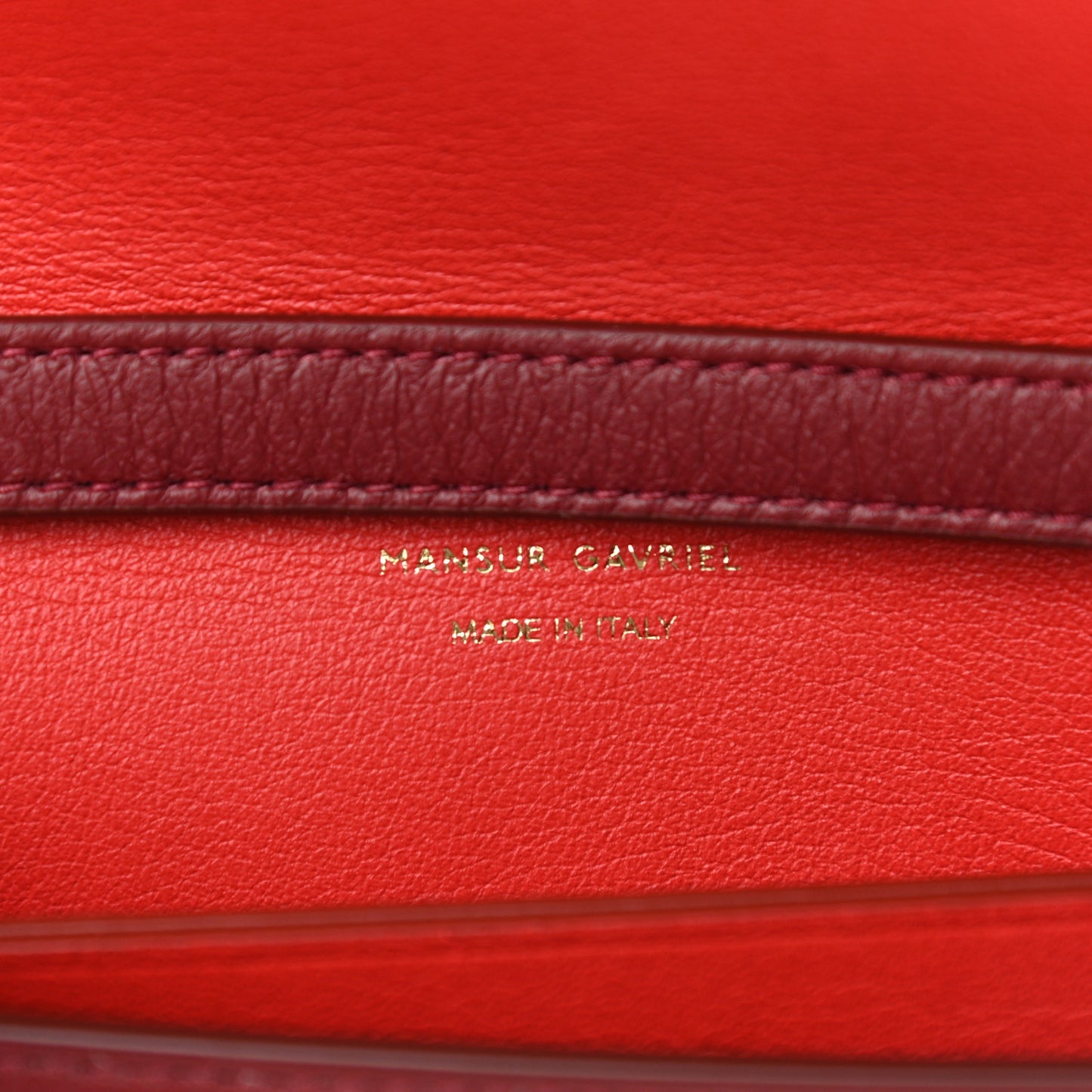 Calfskin Crossbody Wallet Claret