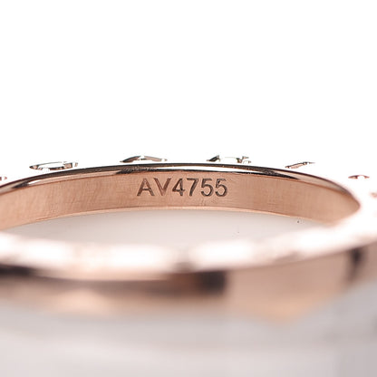 Bulgari 18K Rose Gold White Ceramic B.Zero1 Four-Band Ring 50 5.25 4 of 6