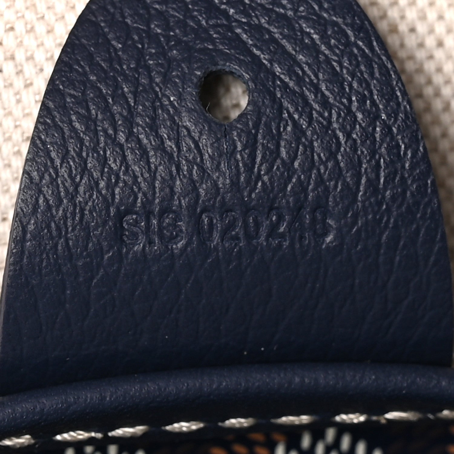 Goyard Goyardine Artois PM Navy 6 of 9