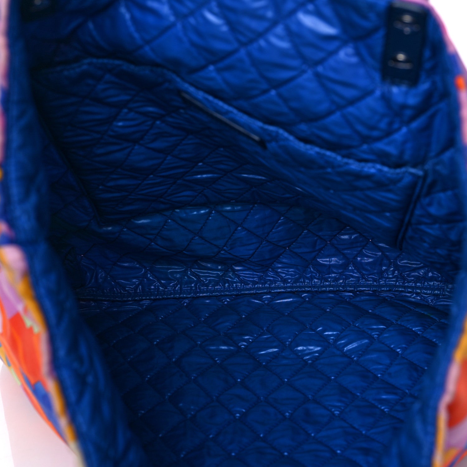 Chanel Nylon Printed CC Tote Multicolor 6 of 10