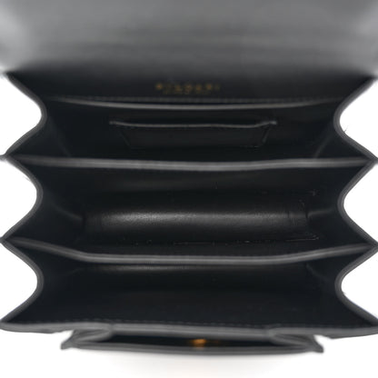 Bulgari Nappa Serpenti Forever Small Maxi Chain Top Handle Bag Black 6 of 10
