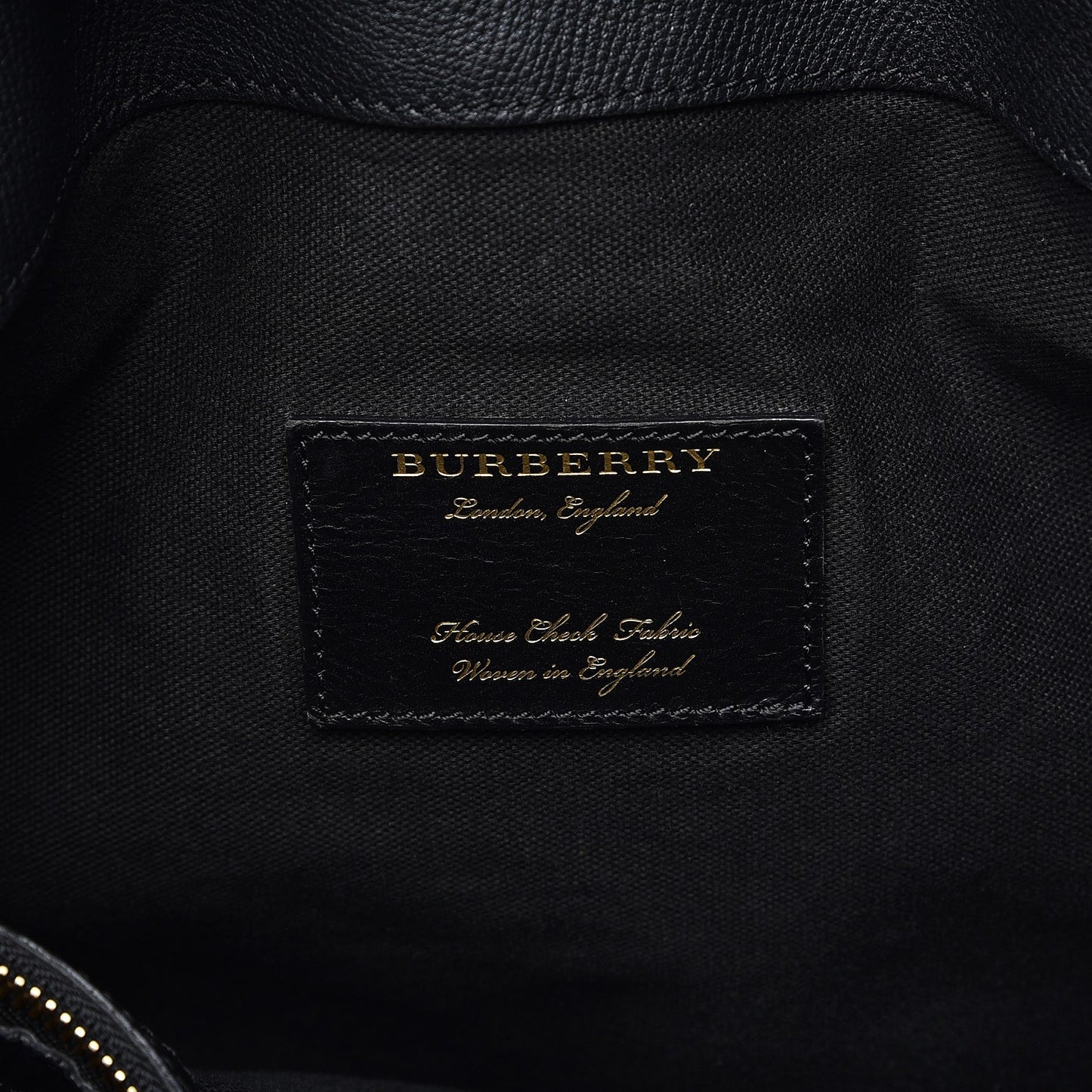 Calfskin House Check Cornwall Hobo Black