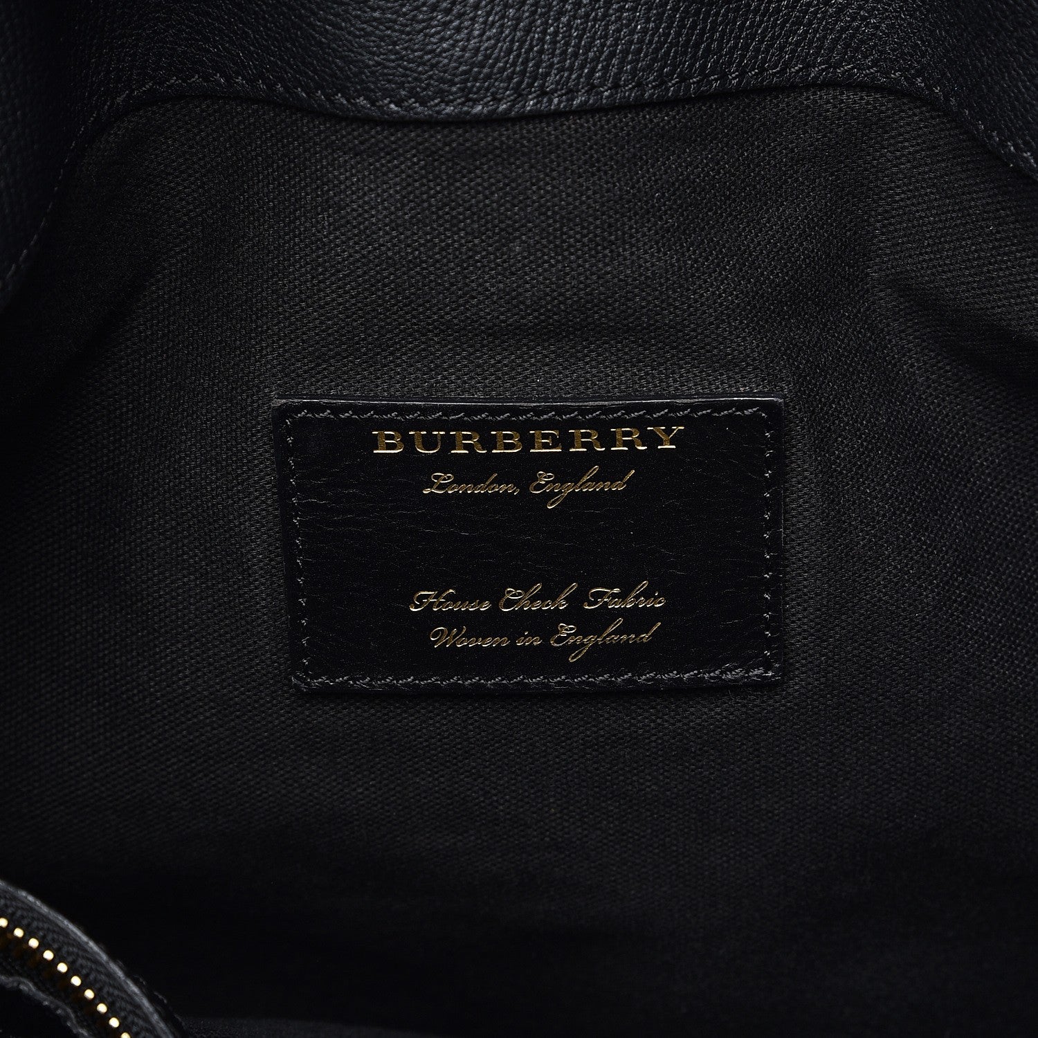 Burberry Calfskin House Check Cornwall Hobo Black 6 of 11