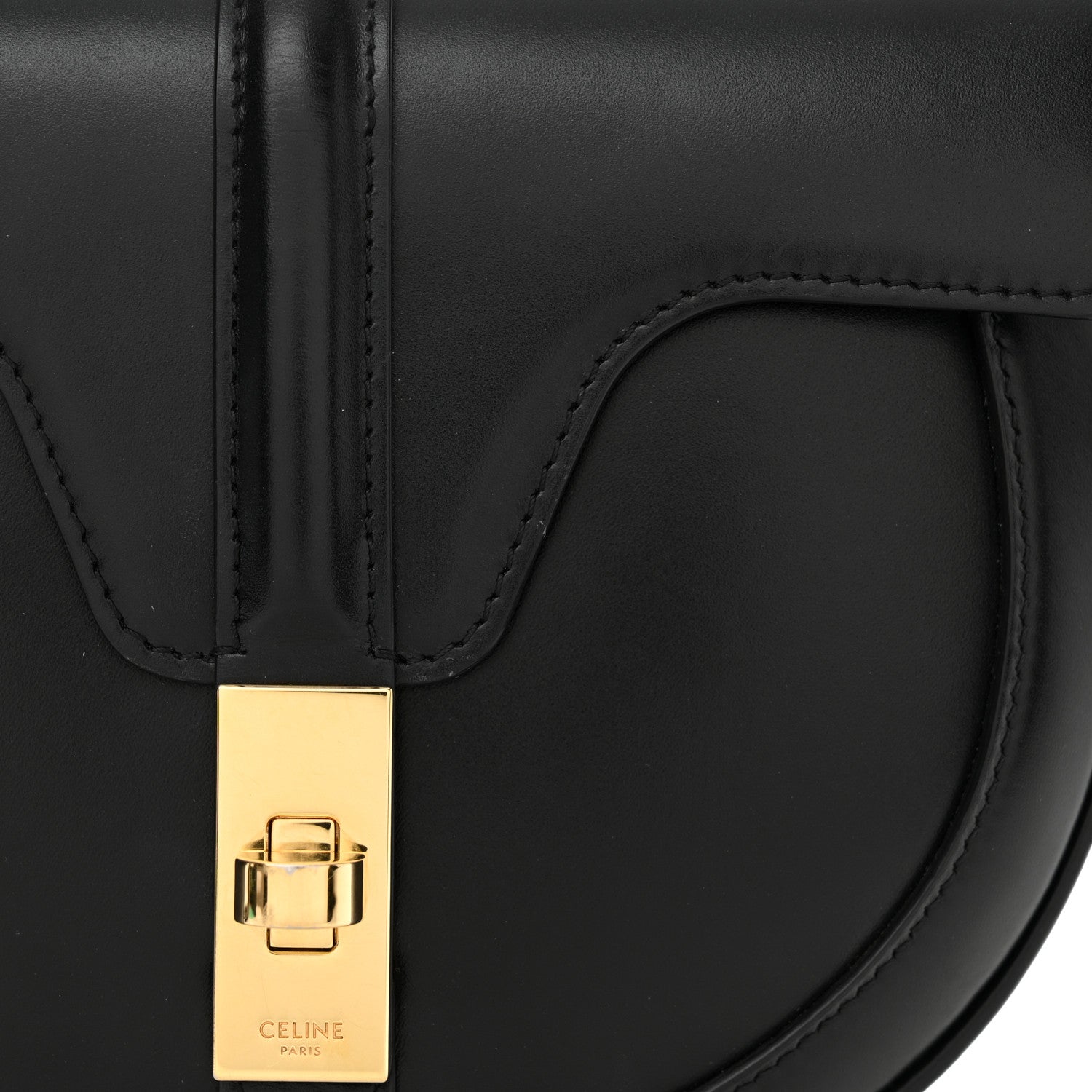 Celine Satinated Calfskin Besace Small 16 Black 13 of 14