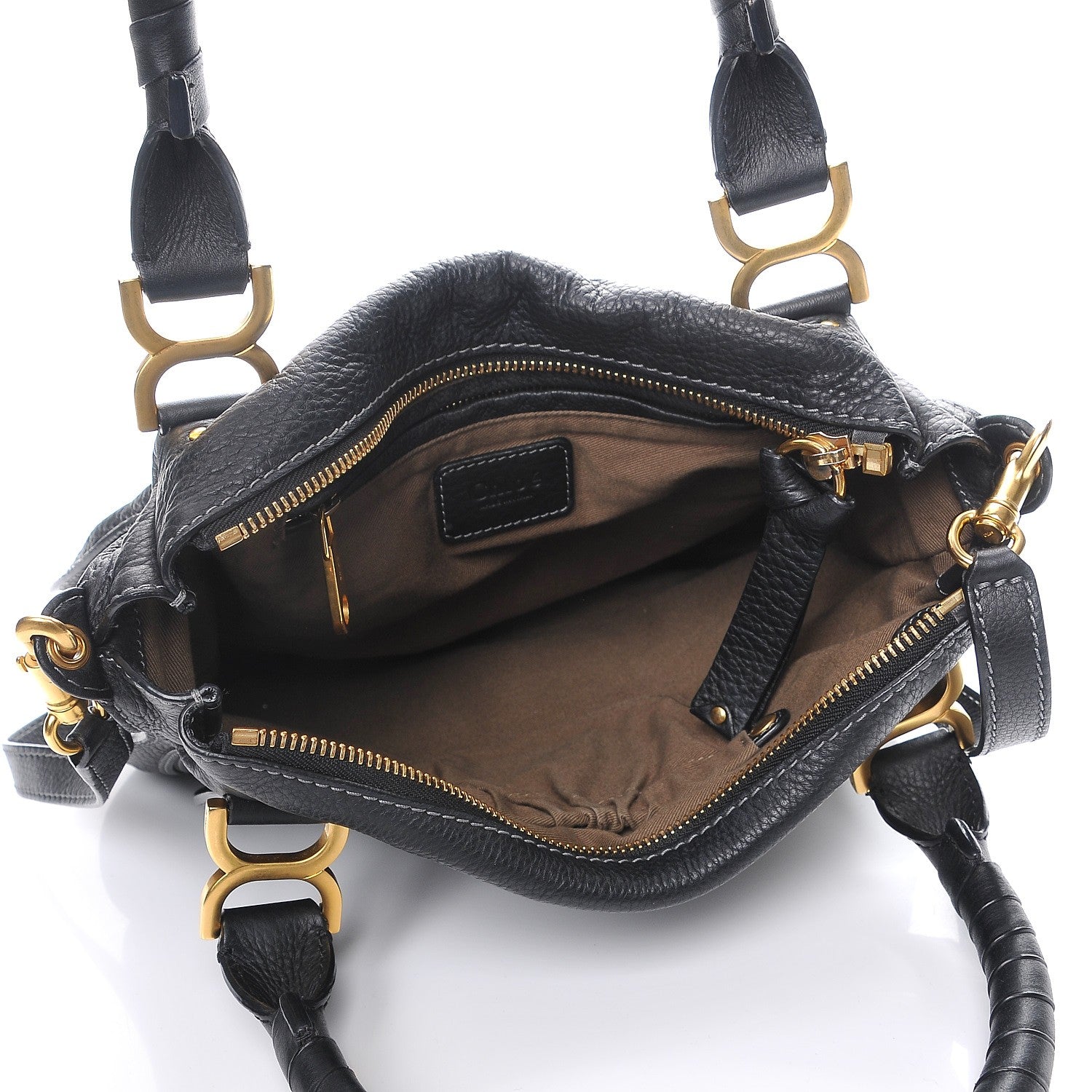 Chloe Calfskin Medium Marcie Satchel Black 6 of 8