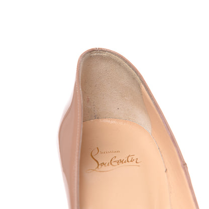 Christian Louboutin Patent So Kate 120 Pumps 37.5 Nude 9 of 9
