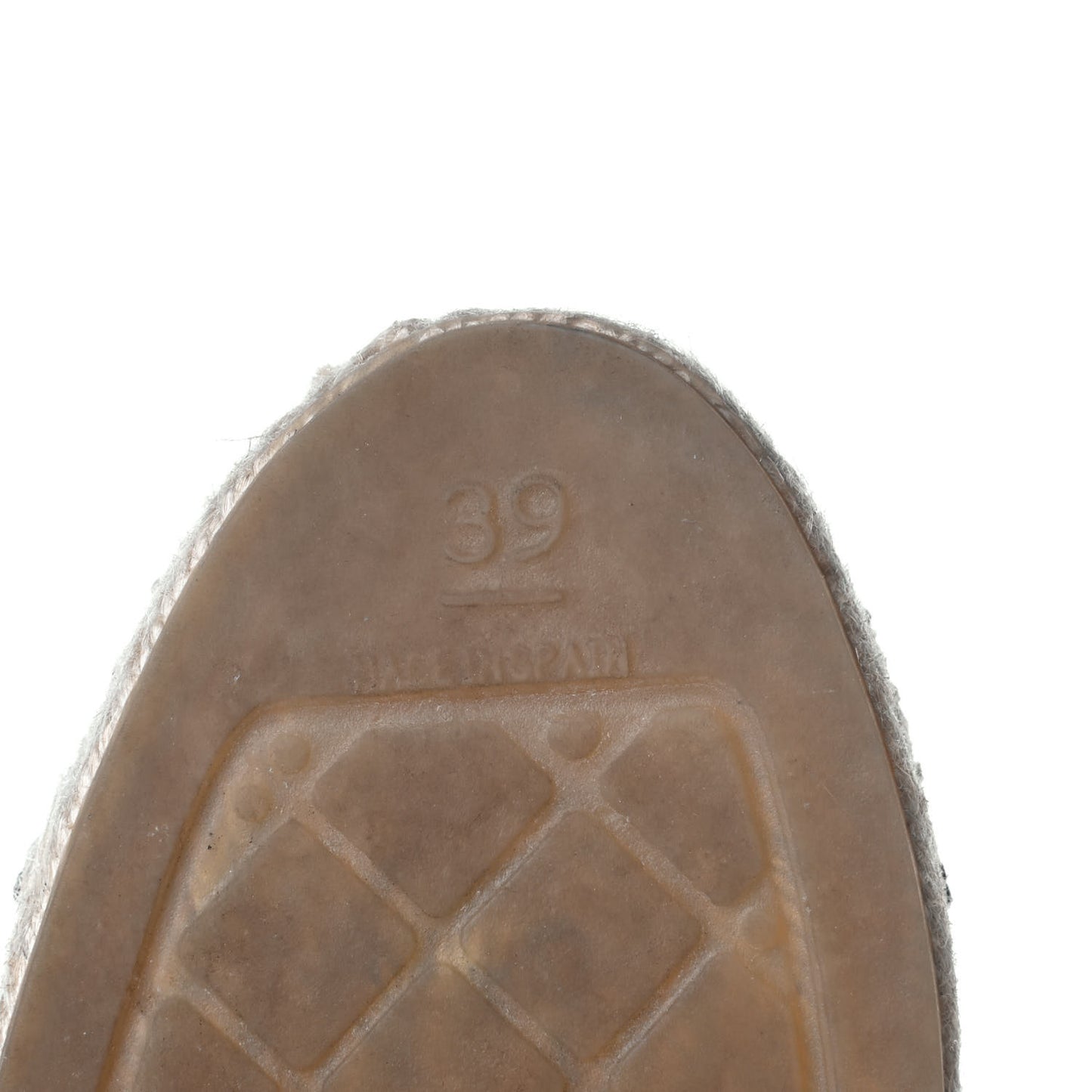Mesh Grosgrain CC Espadrilles 39 Black