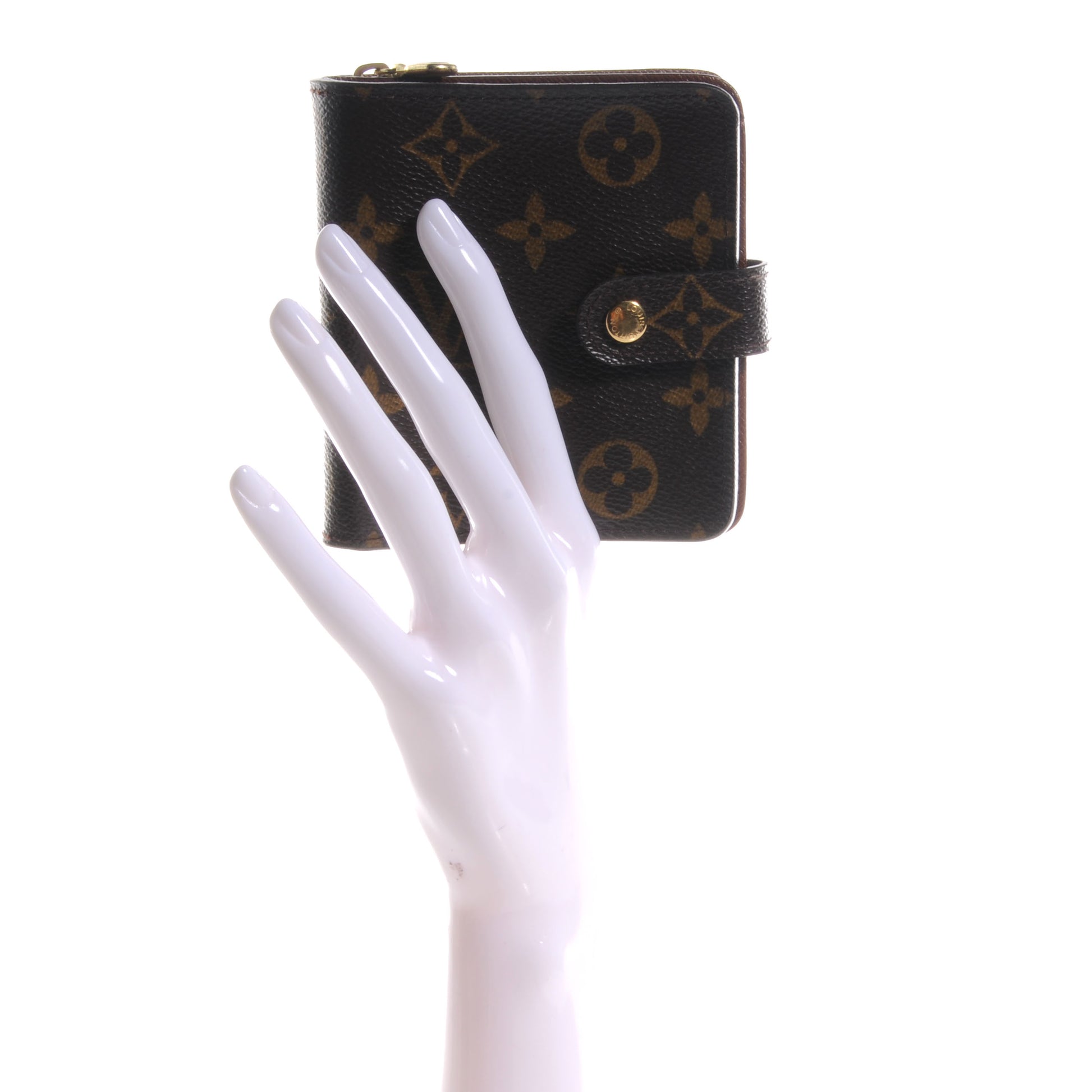 Louis Vuitton Monogram Compact Zippe Zipped Wallet 2 of 8
