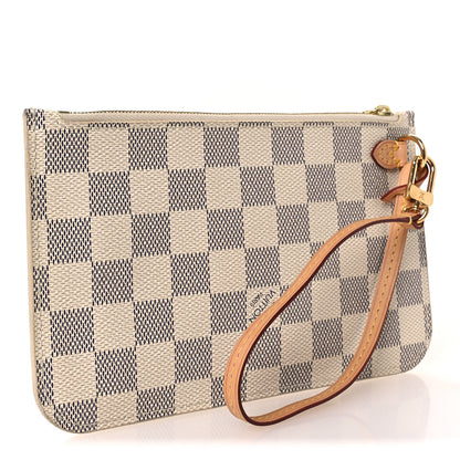 Louis Vuitton Damier Azur Neverfull PM Pochette 3 of 7