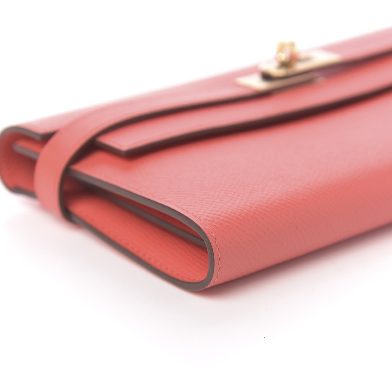 Hermes Epsom Kelly Longue Wallet Flamingo 6 of 9