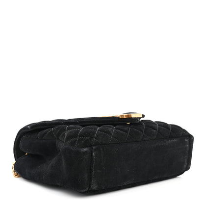 Saint Laurent Suede Tri-Quilt Monogram Medium College Bag Black 4 of 11