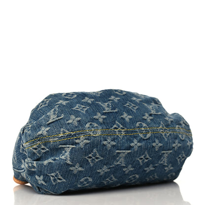 Louis Vuitton Monogram Denim Pleaty Blue 4 of 9
