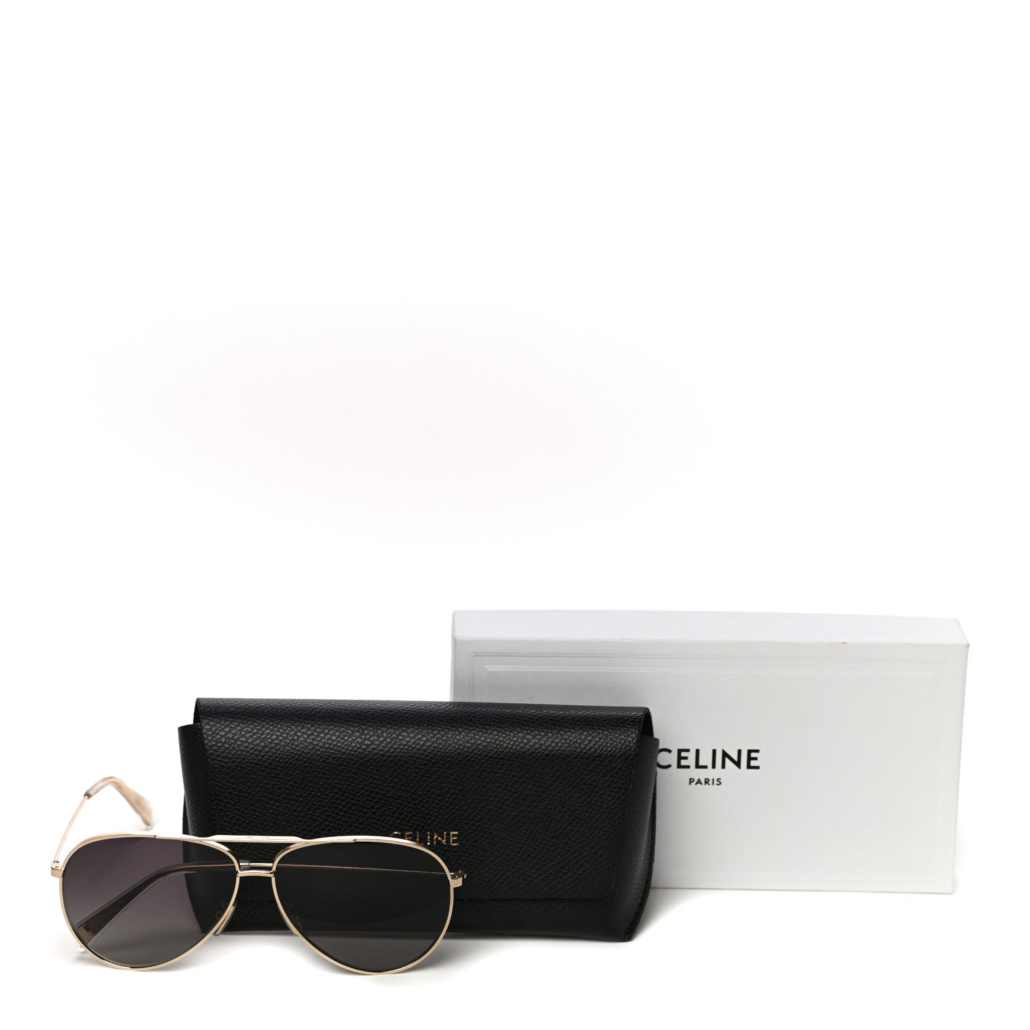 Celine Aviator Sunglasses CL 400620/S Gold 9 of 9