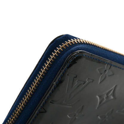 Louis Vuitton Vernis Zippy Wallet Grand Blue 18 of 19