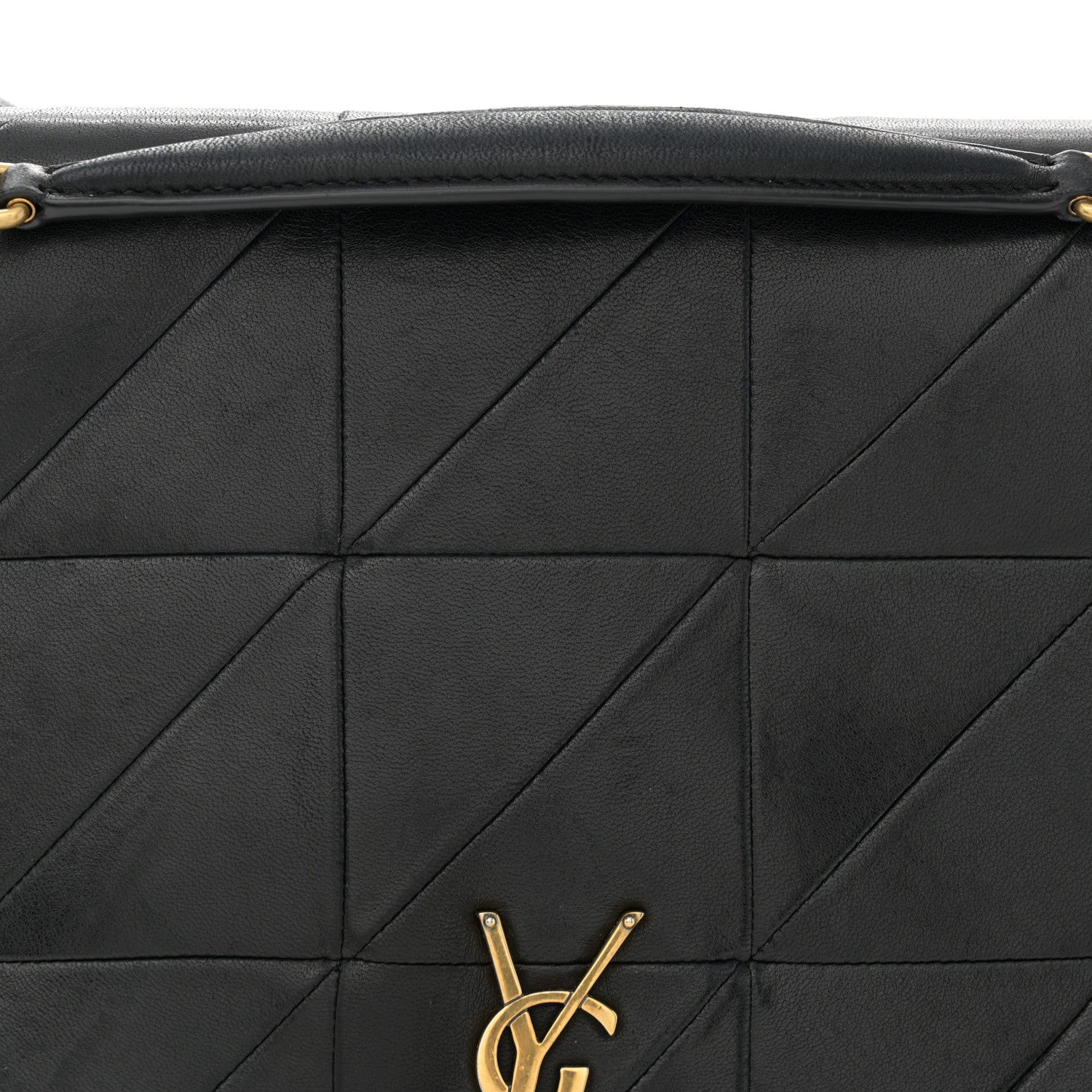 Saint Laurent Lambskin Patchwork Monogram Large Jamie Black 8 of 13