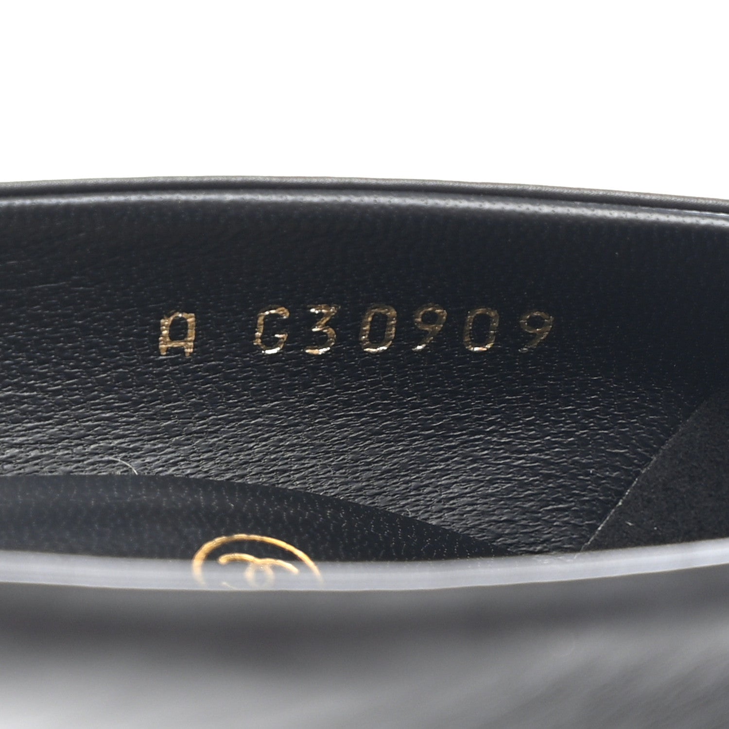 Chanel Calfskin Camellia High Pumps 35.5 Black Gold 8 of 10
