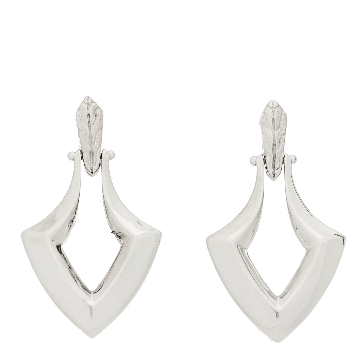 Sterling Silver Mamuli Drop Earrings