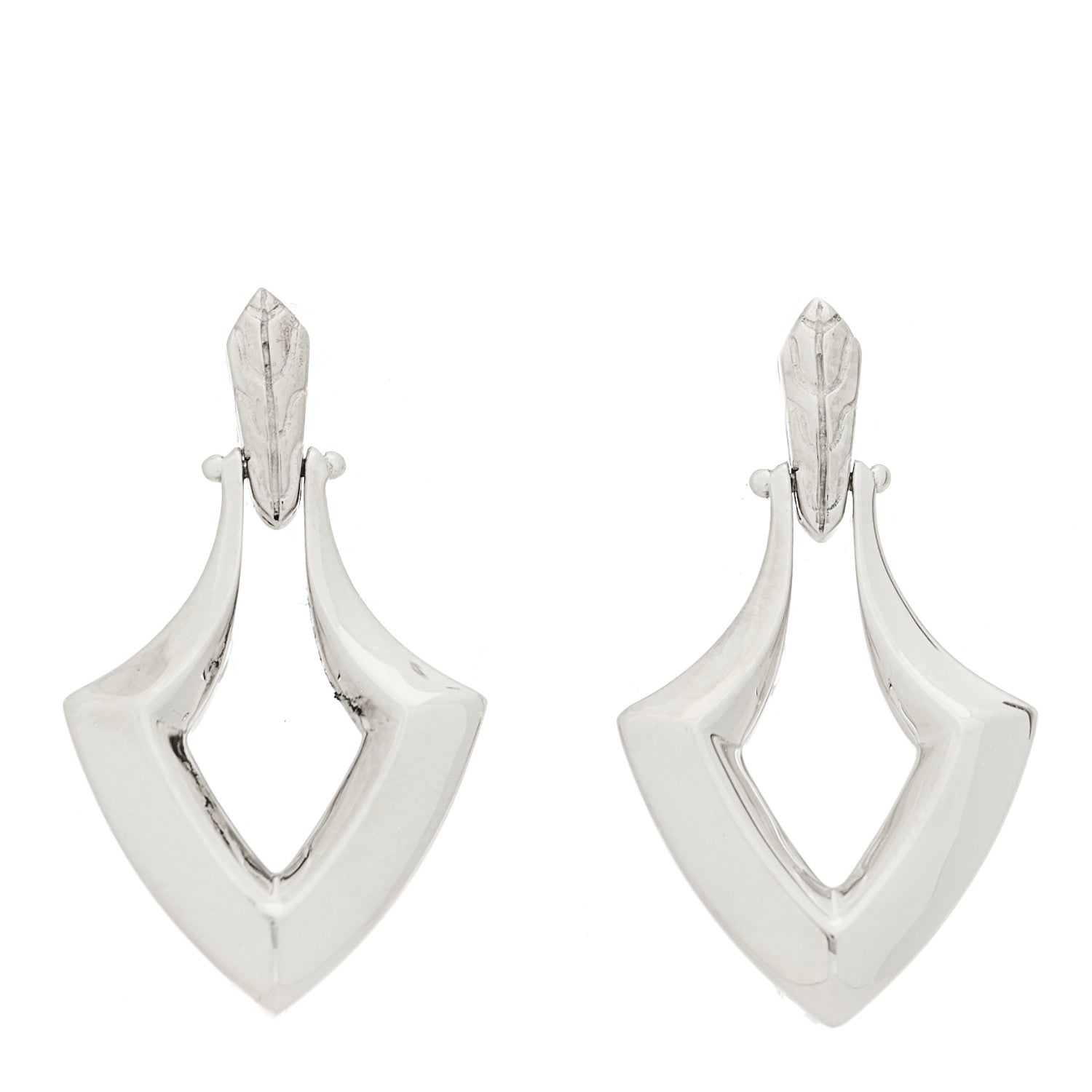 John Hardy Sterling Silver Mamuli Drop Earrings 1 of 4