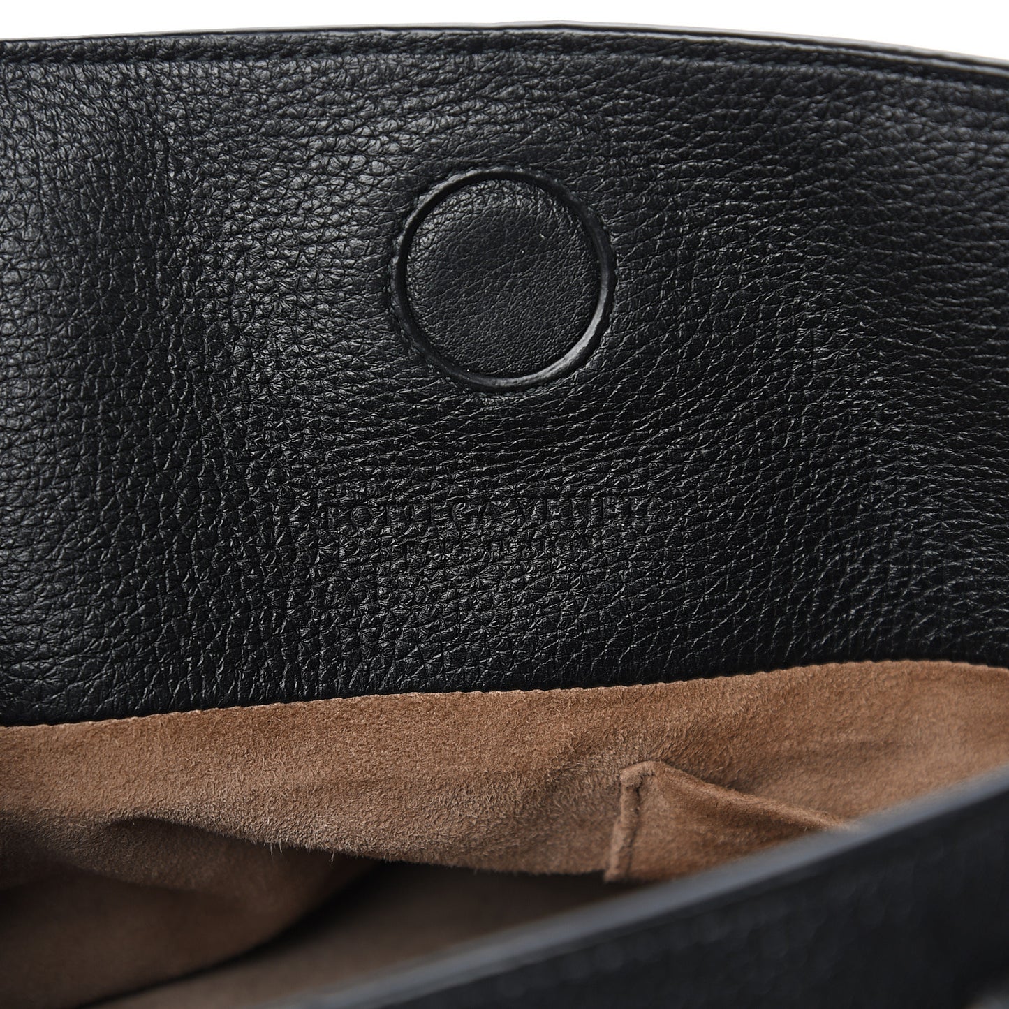 Cervo Deerskin Braided Tote Black