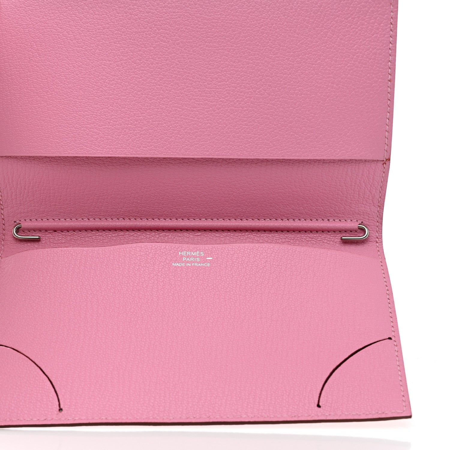 Hermes Lizard Vision II Agenda Cover Rose Confetti 5 of 9