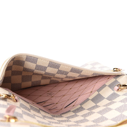 Louis Vuitton Damier Azur Summer Trunks Pochette Weekend 5 of 11