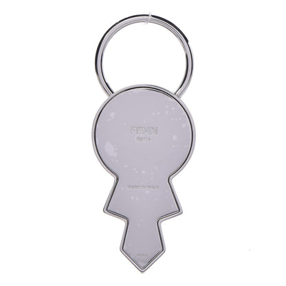 Fendi Metal Karlito Mirror Bag Charm Silver 3 of 5