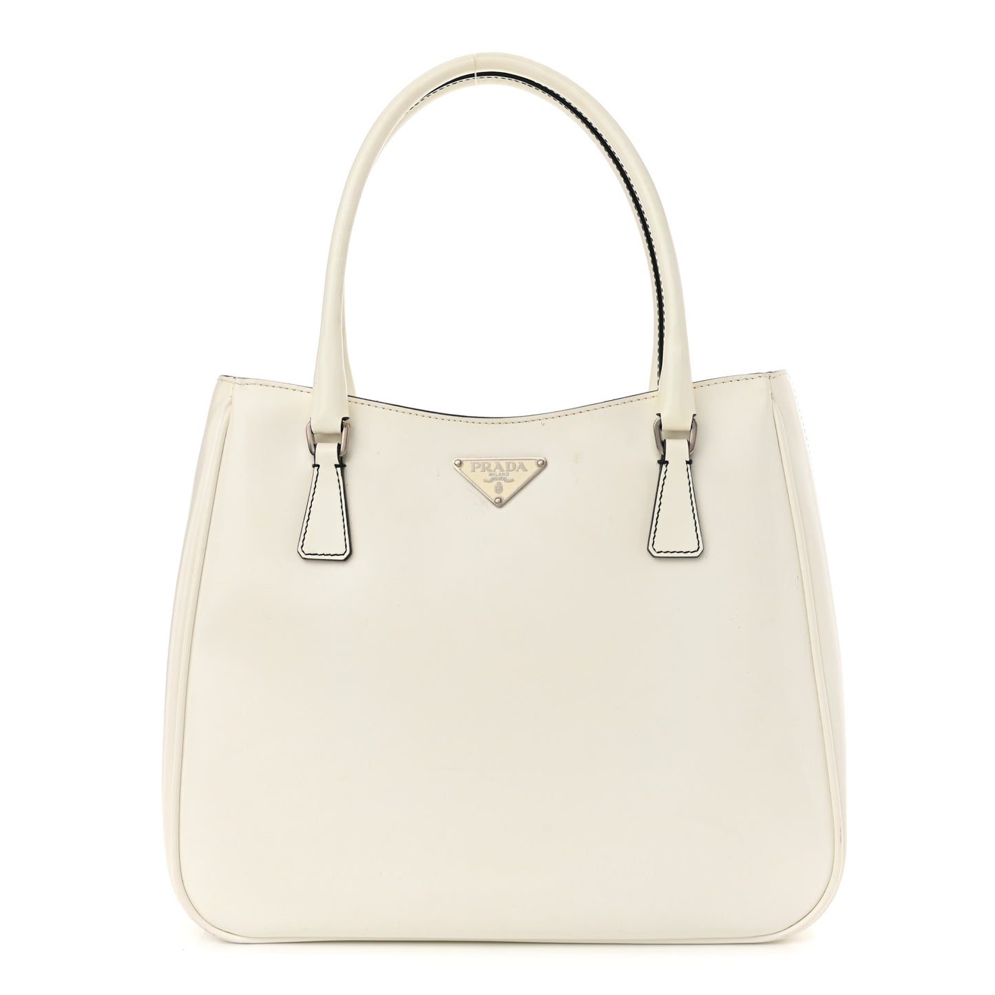 Spazzolato Tote White