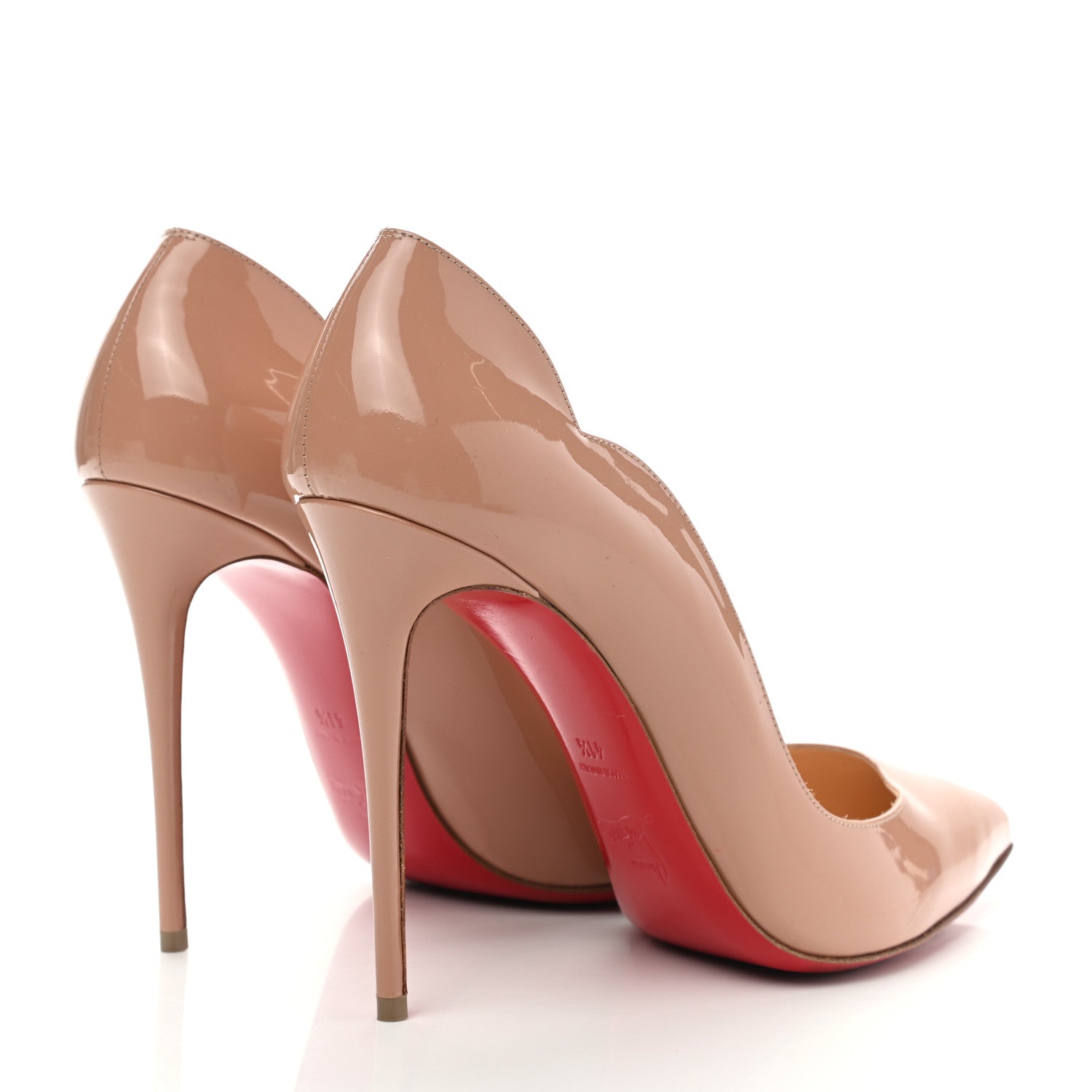 Christian Louboutin Patent Hot Chick Pumps 41.5 Nude 4 of 7