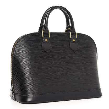 Louis Vuitton Epi Alma PM Black 3 of 7