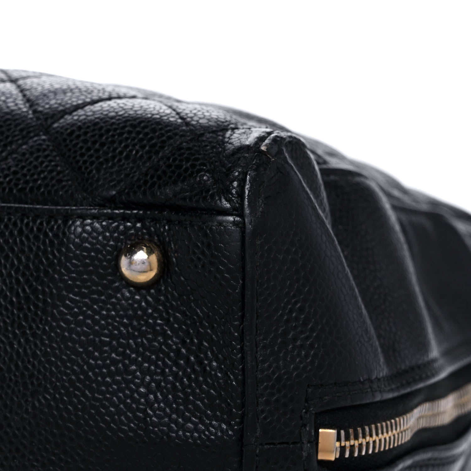 Chanel Caviar Quilted Bowler Black 9 of 17
