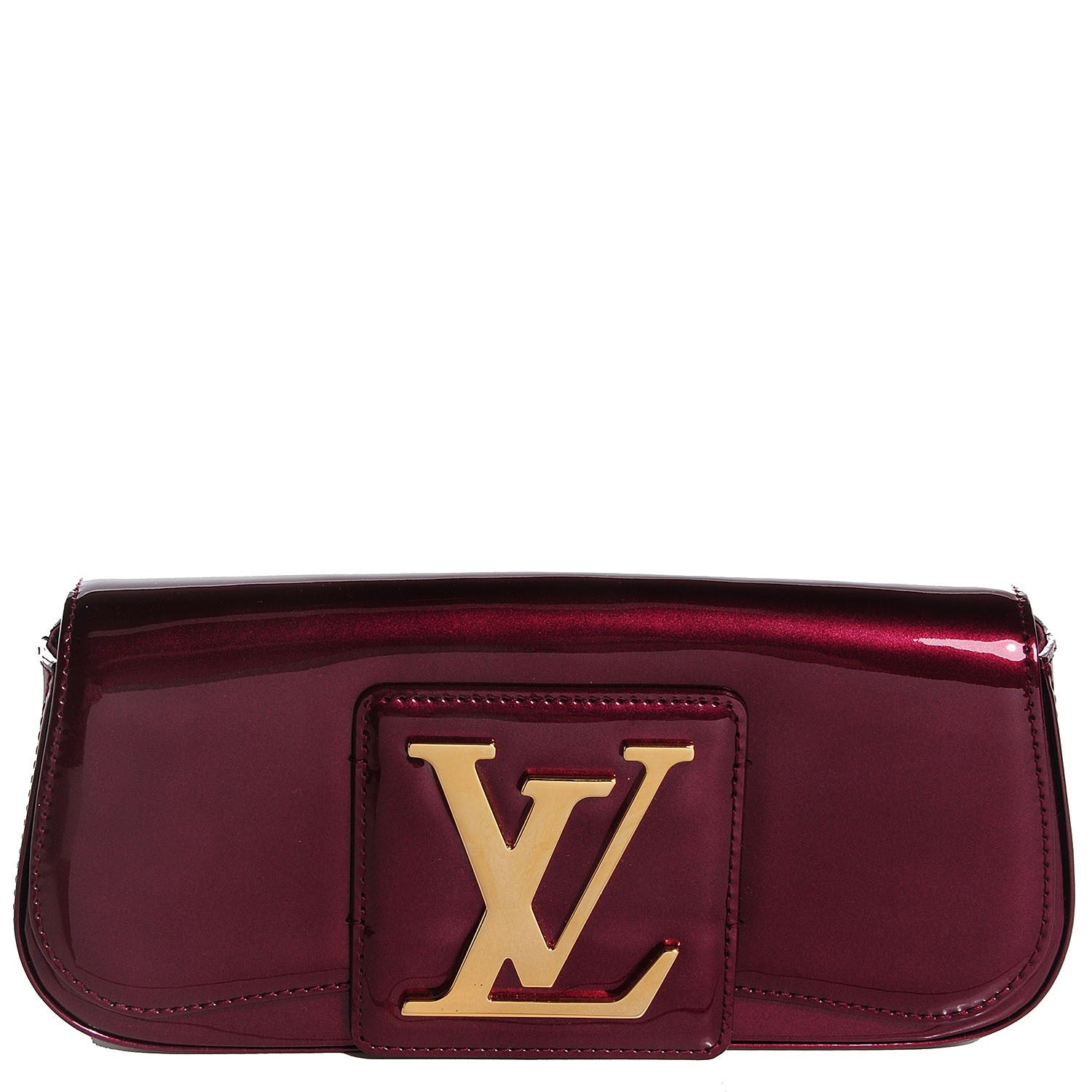 Louis Vuitton Patent Sobe Clutch Rouge Fauviste 1 of 7