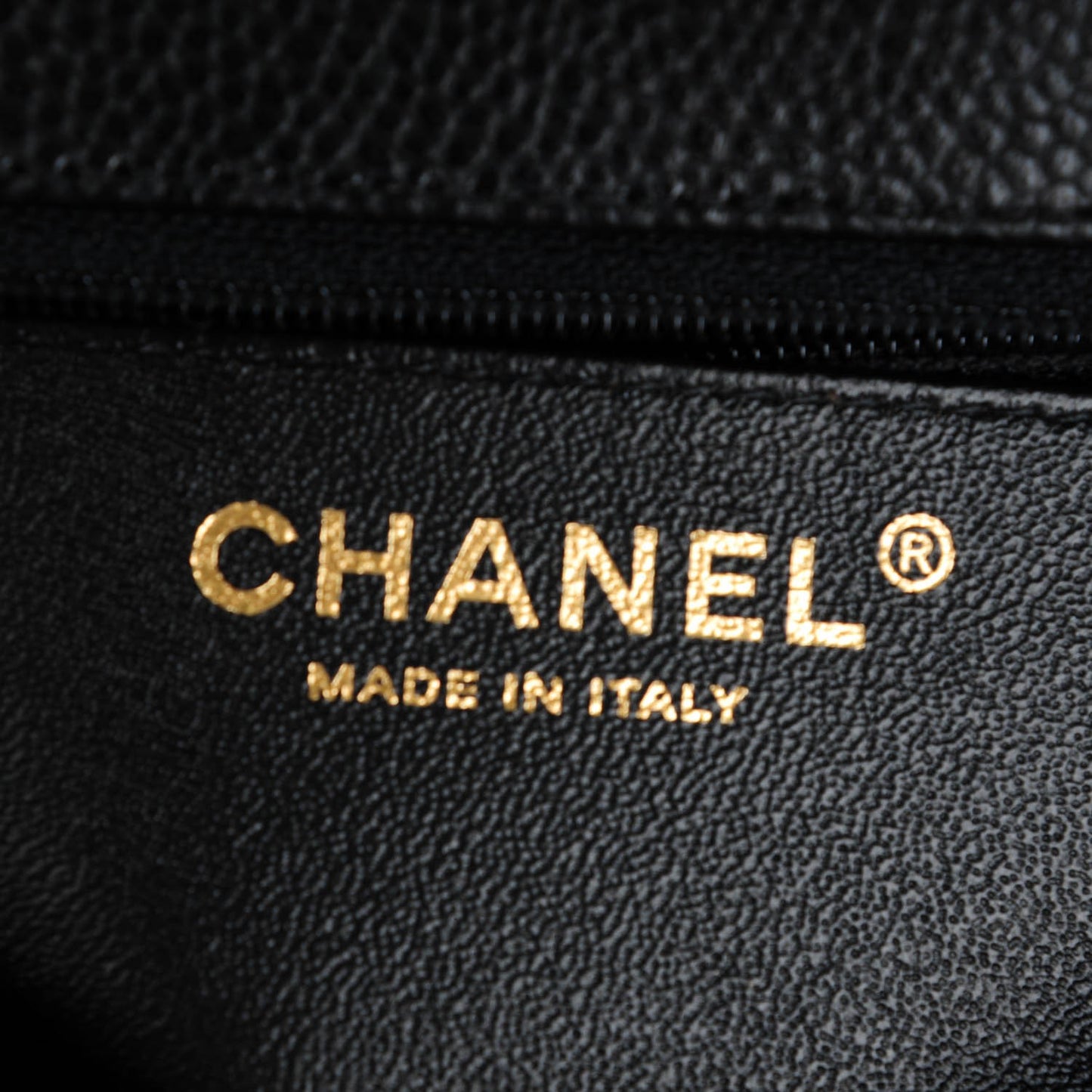 Caviar Quilted Mini Square Flap Black