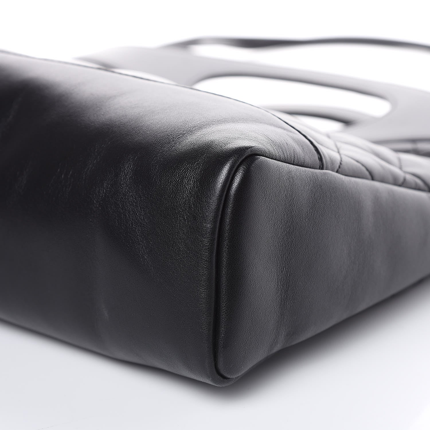 Chanel Lambskin Quilted Large 31 Shopping Bag Black 9 of 12